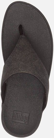 FitFlop Lulu Toe Post slippers zwart