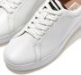 FitFlop Rally Zebra-Back Leather Sneakers WIT - Thumbnail 6