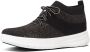 FitFlop Uberknit Slip-On High Top Sneaker laag gekleed Dames Zwart;Zwarte J30-501 -Black Bronze Metall - Thumbnail 15