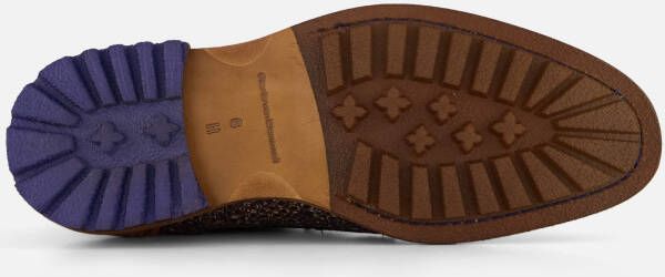 Floris van Bommel 34.01 Crepi Veterschoenen taupe