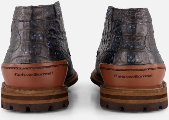 Floris van Bommel 41.01 Crepi Veterschoenen blauw