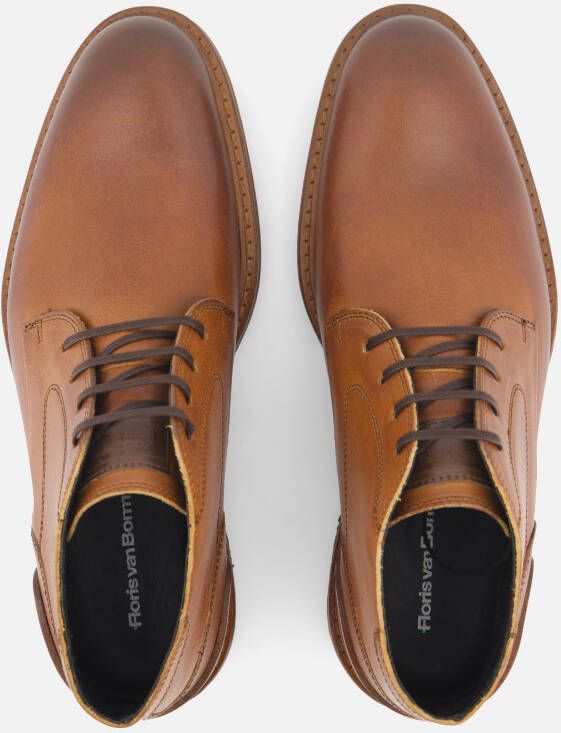 Floris van Bommel Crepi 11.14 Veterschoenen cognac