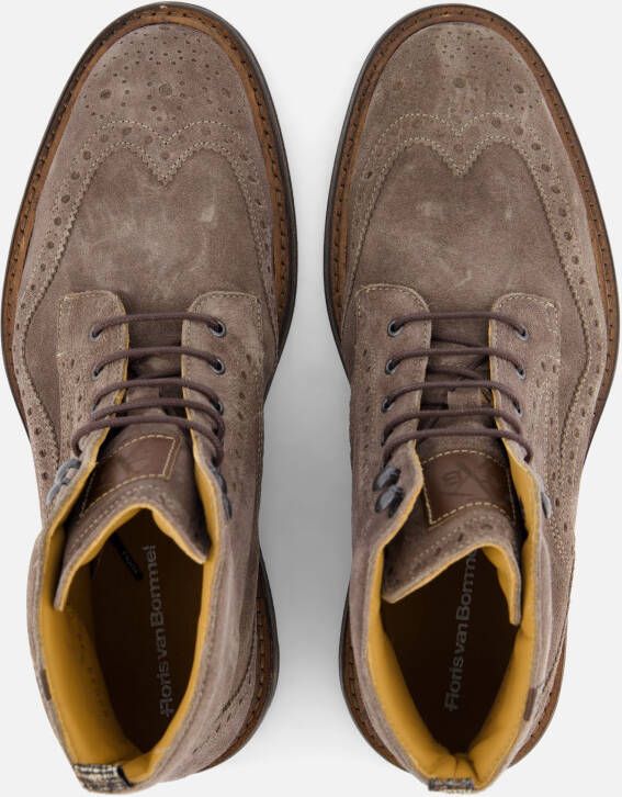 Floris van Bommel De Moker 04.02 Veterboots Taupe