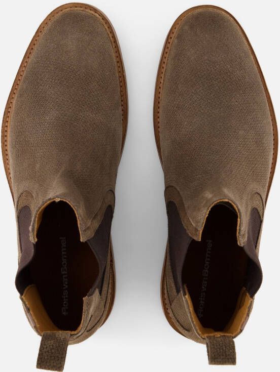 Floris van Bommel de Napper Chelsea boots taupe