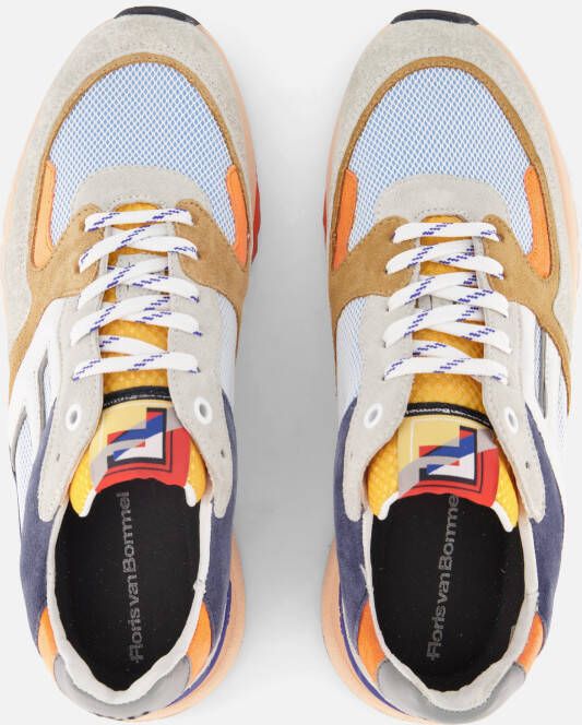Floris van Bommel De Treener 01.10 Sneakers oranje