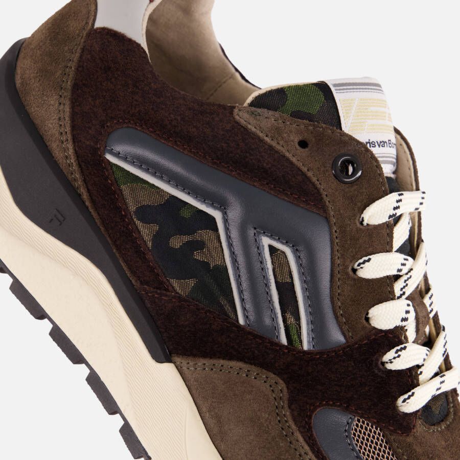Floris van Bommel De Treener 51.02 Sneakers groen