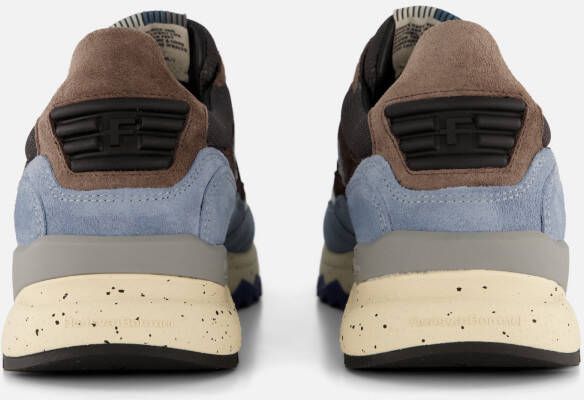 Floris van Bommel de Treener Sneakers blauw Suede