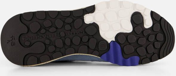 Floris van Bommel de Treener Sneakers blauw Suede