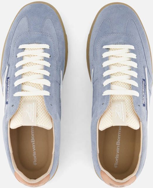 Floris van Bommel De Zaler Sneakers blauw Leer
