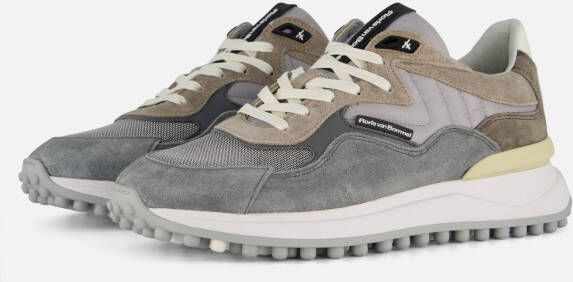 Floris van Bommel Noppi 20.07 Sneakers grijs Suede