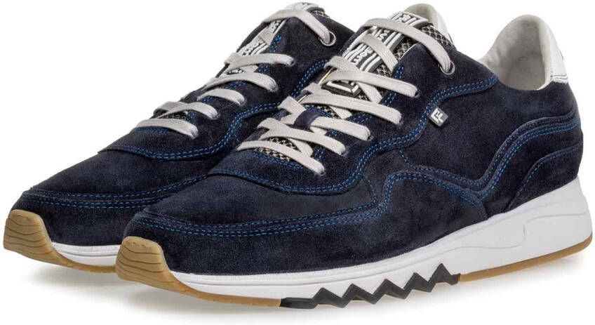 Floris van Bommel Sneakers blauw Suede 309392