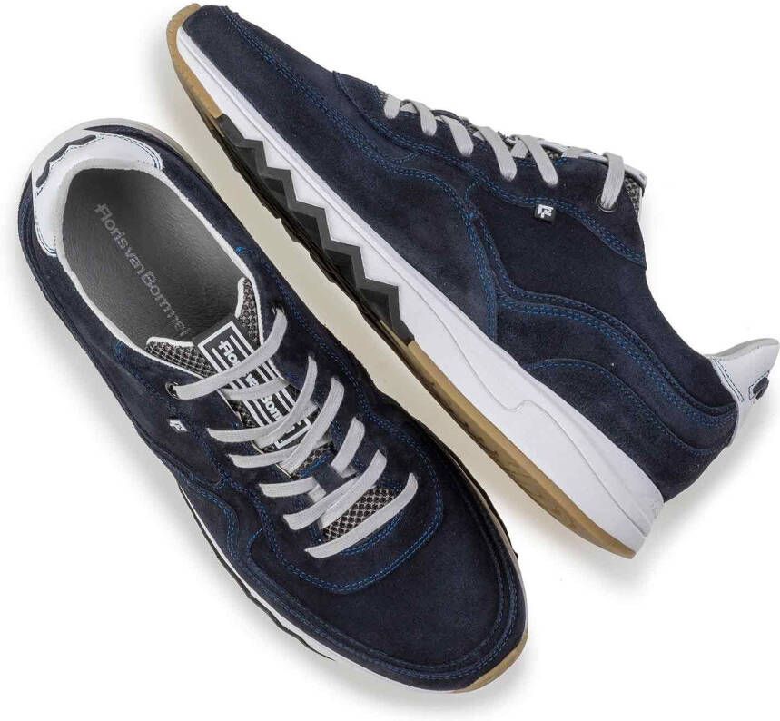Floris van Bommel Sneakers blauw Suede 309392