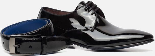 Floris van bommel De Smoker 01.00 Black Patent G+ Wijdte Veterschoenen - Foto 8
