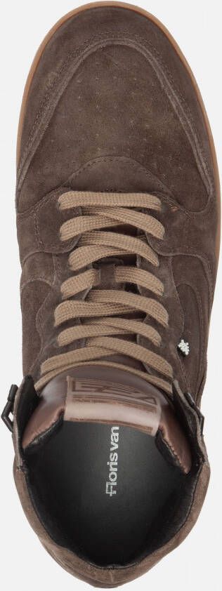 Floris van Bommel Wembli sneakers taupe Textiel