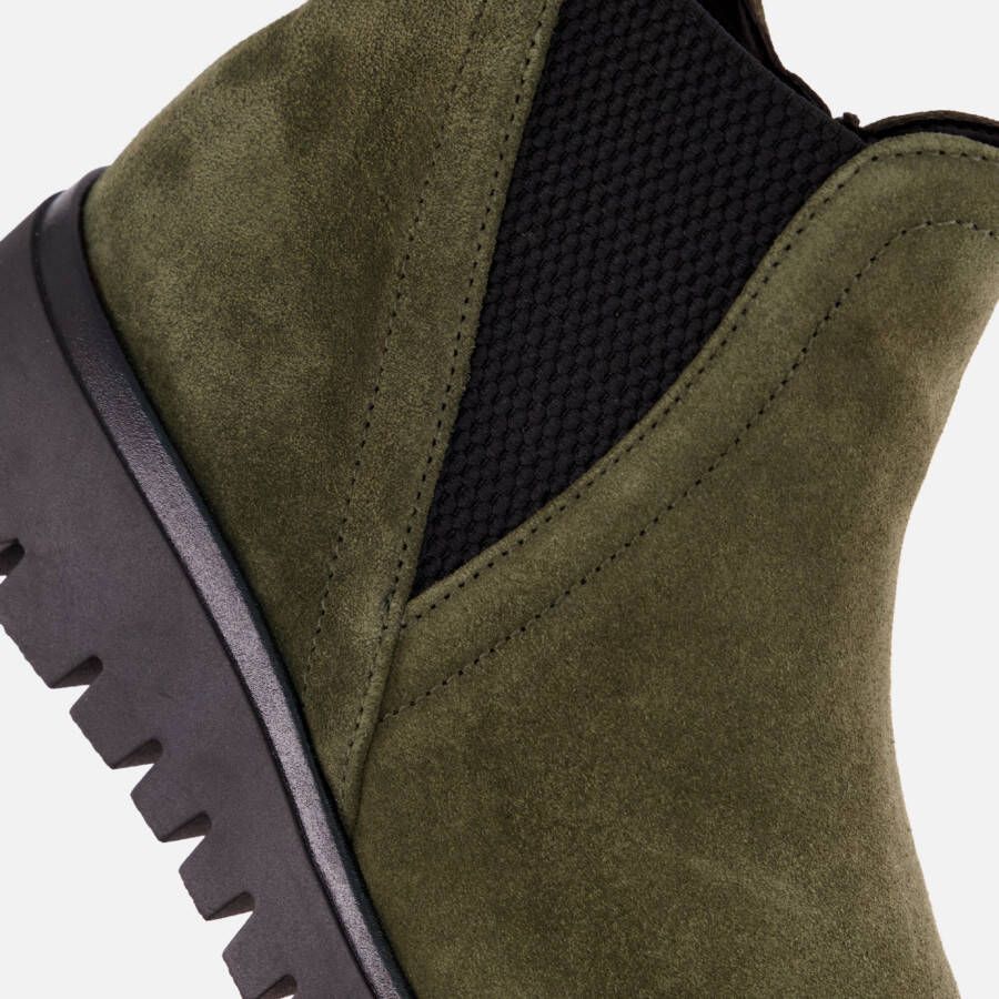 Gabor Chelsea boots groen Suede