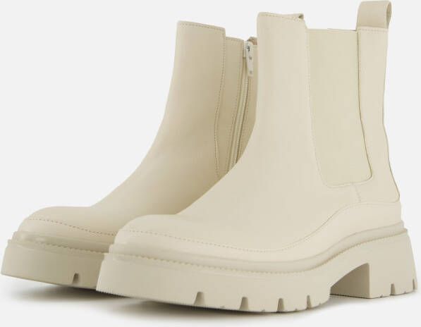 Gabor Chelsea boots wit Leer