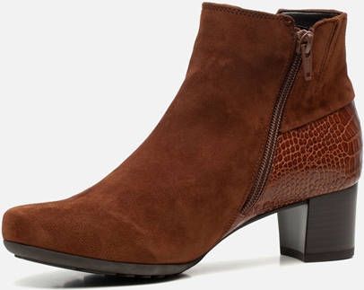 Gabor Comfort enkellaarsjes cognac