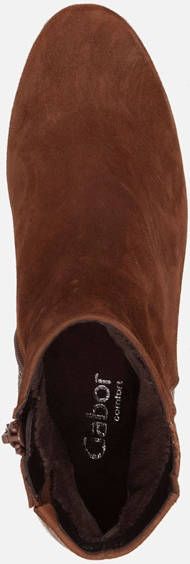Gabor Comfort enkellaarsjes cognac