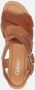 Gabor Comfort sandalen met sleehak cognac 231239 Dames - Thumbnail 4