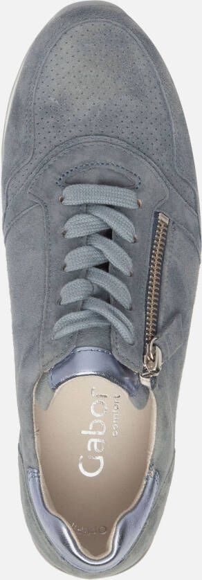Gabor Comfort sneakers blauw Suede