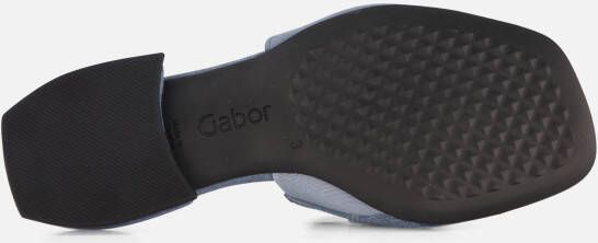 Gabor Denim Slippers blauw Textiel
