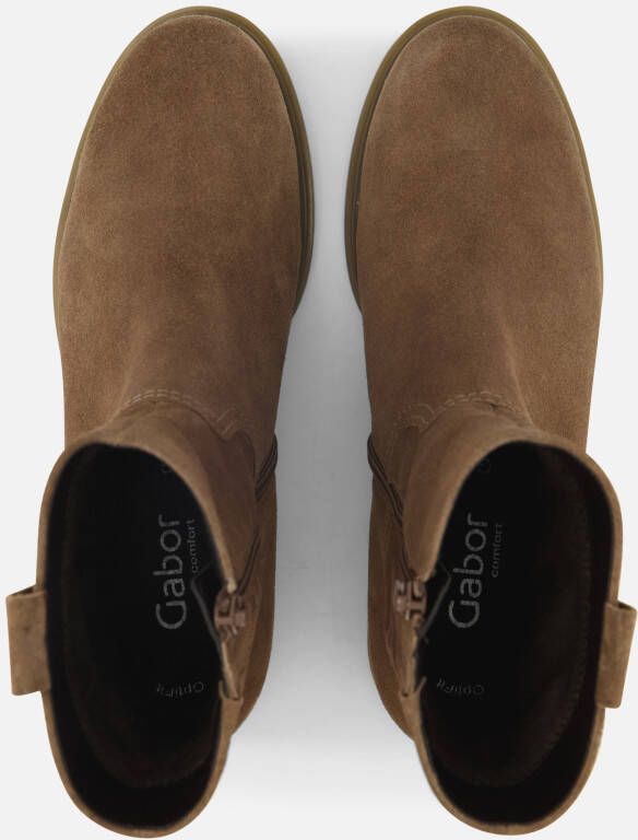 Gabor Enkellaarsjes beige Suede