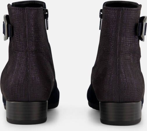 Gabor Enkellaarsjes blauw Suede