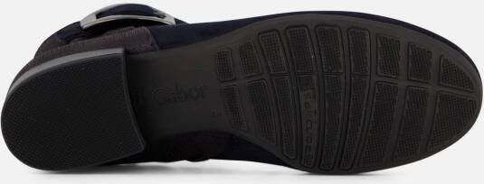 Gabor Enkellaarsjes blauw Suede