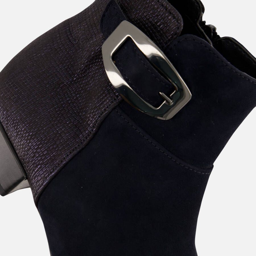 Gabor Enkellaarsjes blauw Suede