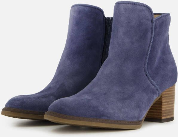 Gabor Enkellaarsjes blauw Suede