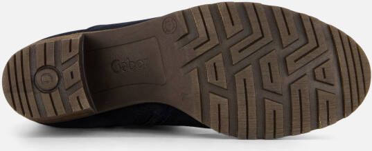 Gabor Enkellaarsjes blauw Suede