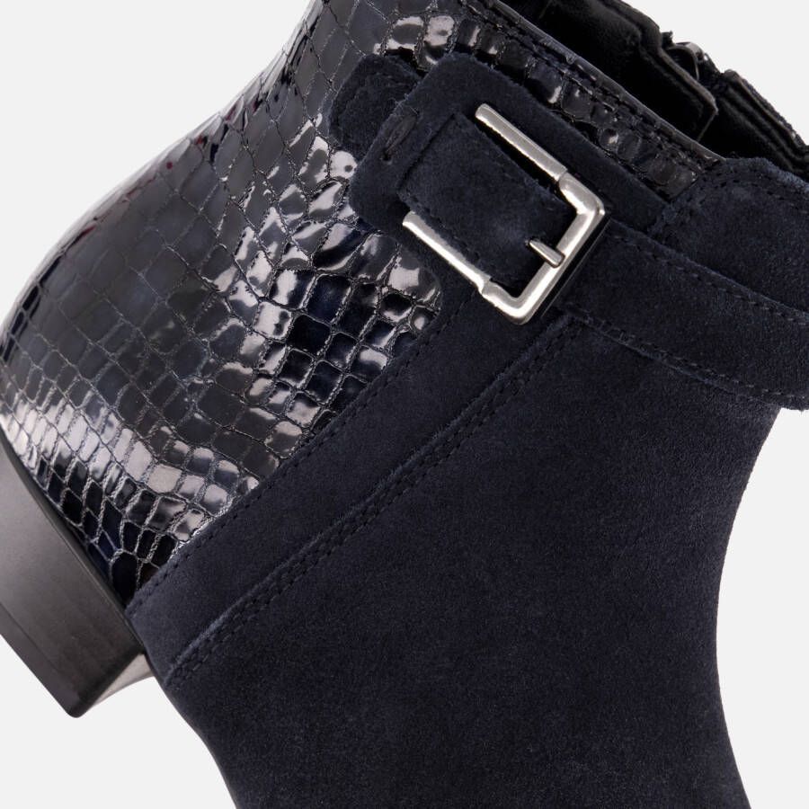 Gabor Enkellaarsjes blauw Suede