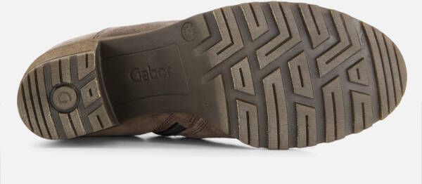 Gabor Enkellaarsjes bruin Suede