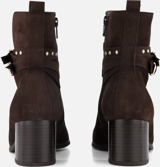 Gabor Enkellaarsjes bruin Suede