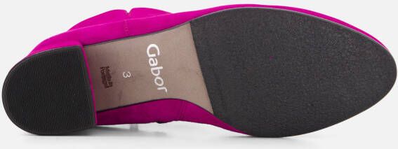 Gabor Enkellaarsjes paars Suede