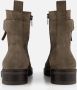 Gabor Suede Beige Enkellaarzen Dames Beige - Thumbnail 3