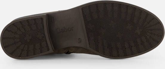 Gabor Enkellaarsjes taupe Suede