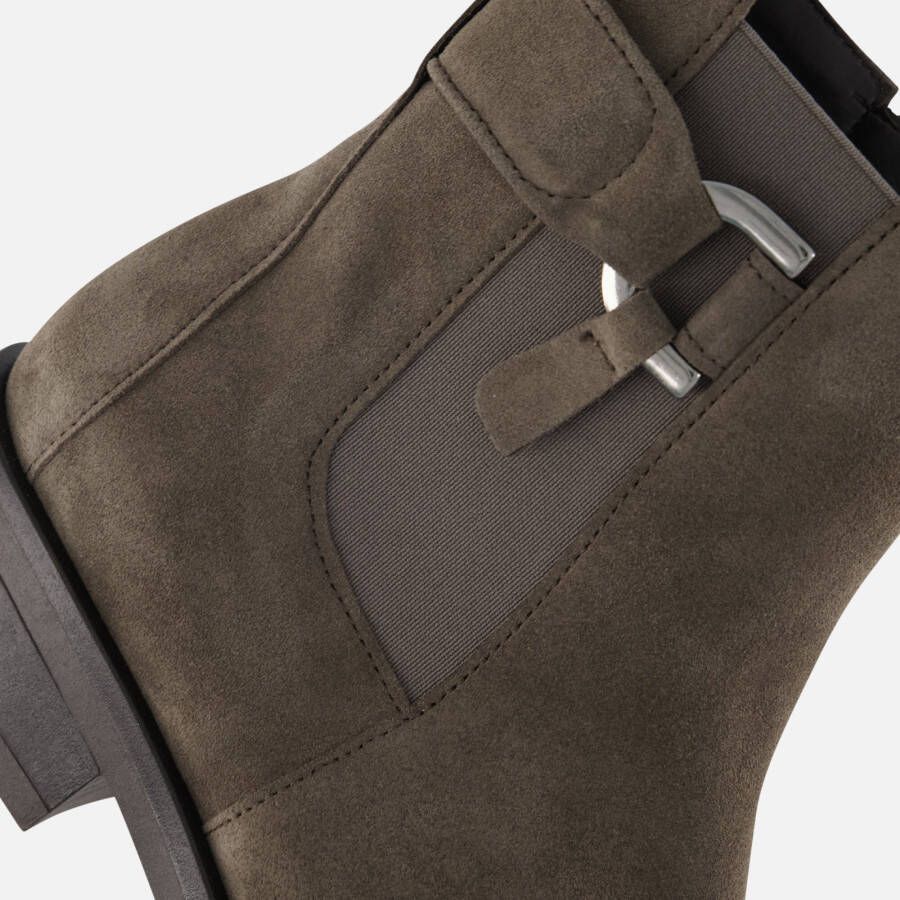 Gabor Enkellaarsjes taupe Suede