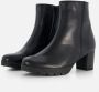 Gabor Elegante Zwarte Leren Enkellaars voor Dames Black Dames - Thumbnail 8