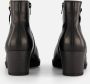 Gabor Zwarte gladleren enkellaarzen Black Dames - Thumbnail 5