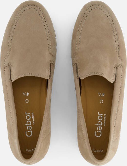 Gabor Instappers beige Nubuck