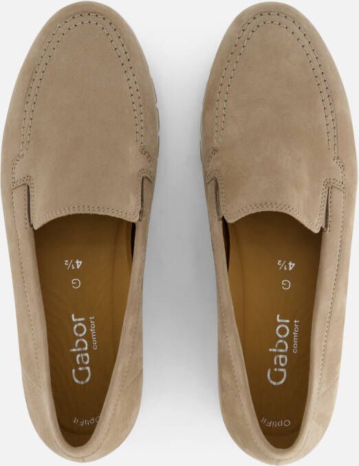 Gabor Instappers beige Nubuck