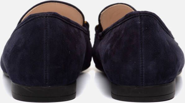 Gabor Instappers blauw Suede