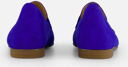 Gabor Instappers blauw Suede