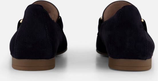 Gabor Instappers blauw Suede