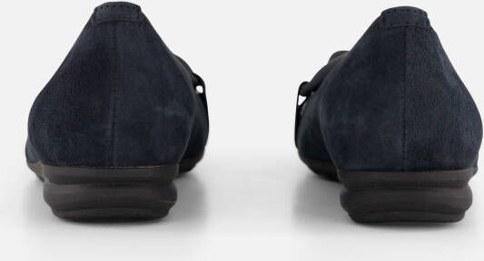 Gabor Instappers blauw Suede