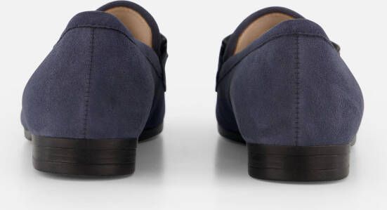Gabor Instappers blauw Suede