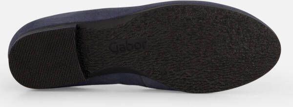 Gabor Instappers blauw Suede