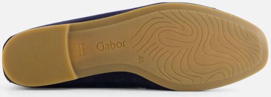 Gabor Instappers blauw Suede