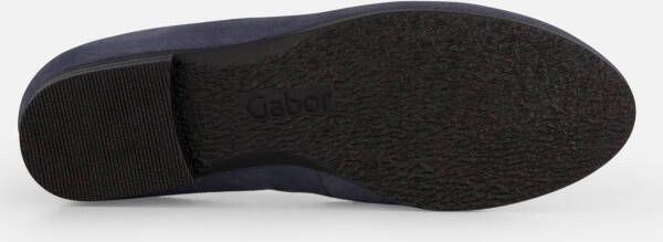 Gabor Instappers blauw Suede